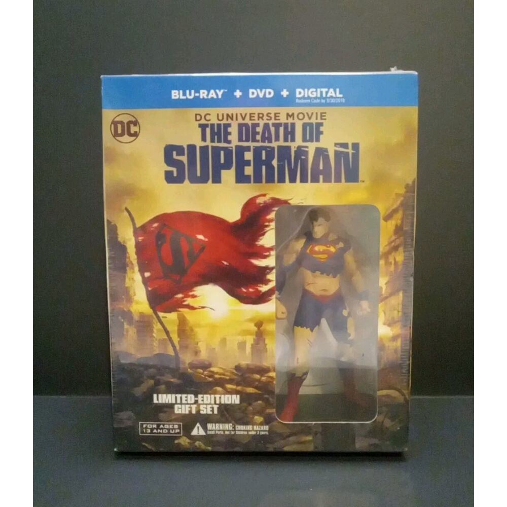 The Death of Superman Blu-ray/DVD 2018 With Figurine 06783 Of 50000 (Sealed) New